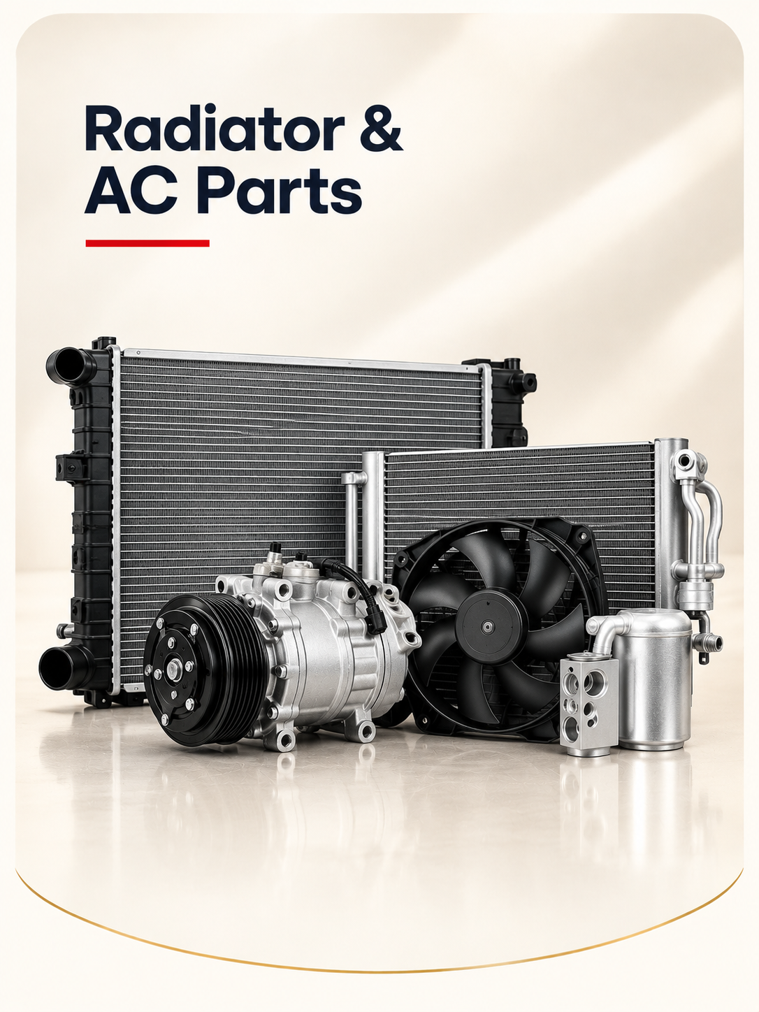 Radiator and AC parts